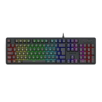 Teclado Gamer Redragon Netherbane RGB Preto