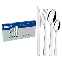 Faqueiro em Aço Inox Búzios com 24 Peças