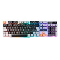 [Cashback Pelando R$ 36,89] Teclado Gamer Semi-Mecânico G1 RGB USB Preto/Cinza