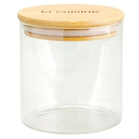 [AME 8] Pote com Tampa de Bambu 300ML - La Cuisine