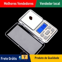 [Do Brasil/Moedas R$ 11] Mini Balança Digital de Mão Alta Precisão Ingredientes 