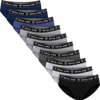 Kit 10 Cuecas Infantis Slip de Algodão