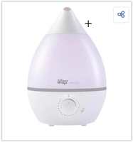 Umidificador de Ar Wap Air Flow com Luminária e Difusor de Aromas - Bivolt | R$ 110