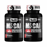 2x Maca Peruana Negra 120 Cáps 2000mg Unissex
