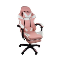 Cadeira Gamer Stillus Rosa com Apoio para Pés - ROSA