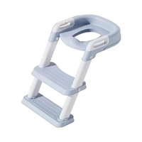 Assento Troninho com Escada Azul Ergonômico