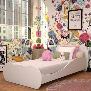 Cama Solteiro Infantil p/ colchão 188x88cm Nuvem Multimóveis - Branco