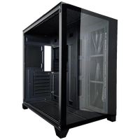 Gabinete Gamer SuperFrame Cube, Mid Tower, Vidro Temperado, ATX, Black, Sem Fonte, Sem Fan