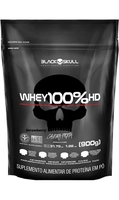 [rec] Whey 100% Hd - 900G Refil Morango, Black Skull