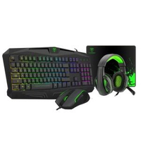 Combo Gamer T-Dagger Legion 4 em 1, Teclado, Mouse, Headset e Mousepad, T-TGS003 PT | R$219