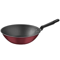 Wok Antiaderente Tramontina 28cm 3,6L Vermelha