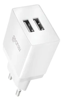 Carregador De Parede 2 X Usb 2,1a Branco - Geonav
