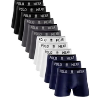 Kit 12 Cuecas Boxer Polo Wear G – Cores Sortidas