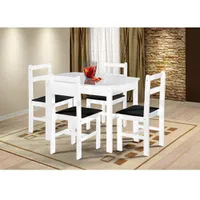 [Casas Bahia ]Mesa Fritz Mille 115cm com 4 Cadeiras Fritz Mille R$ 234