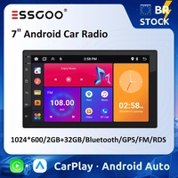 [APP | Do Brasil | MOEDAS R$ 313] Multimídia Essgoo 7 " Player Universal 2GB/32GB Bluetooth GPS Carplay