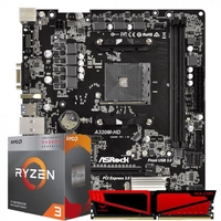 Pichau Kit upgrade, AMD Ryzen 3 3200G, ASRock A320M-HD DDR4, 8GB 2666MHZ