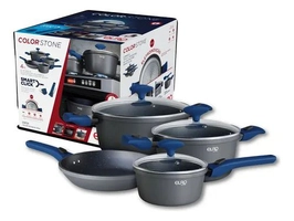 Conjunto 4 Panelas Antiaderente c/ Cabos Removíveis