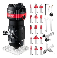 Tupia Manual com 15 Fresas 6mm 30000rpm