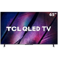 Smart TV TCL 65 Polegadas QLED 4K UHD, Google TV, 3 HDMI, 2 USB, Bluetooth, Wi-Fi, Google Assistente, IA - 65C725