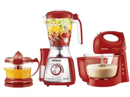 Kit Premium Inox Gourmet Red IV Mondial R$ 190