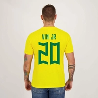 Camisa Brasil Vini Jr 2020 Masculina