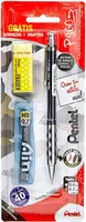 [PRIME] Lapiseira P360 0.7 Mm + Borracha + Grafites, Pentel, Preta, Pacote De 1 R$ 15