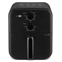   Fritadeira Air Fryer Midea Blackstone Preta 4L MAF400P0APK 110V e 220V