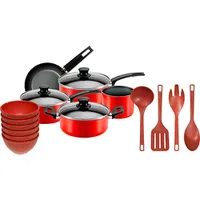 Jogo de Panelas Panelux 5 peças + Kit Tigelas + Utensílios - R$109