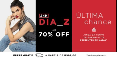 Zattini com até 70% de desconto