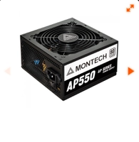 Fonte Montech AP550, 550W, 80 Plus White, PFC Ativo, AP550