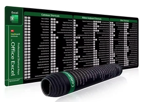 [Taxas Inclusas/App/R$7,90 Moedas] Mouse Pad Excel (Atalhos em INGLÊS) 