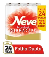 Papel Higiênico Neve Toque De Seda Leve 24 Pague 21 - 24 Rol