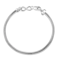 Pulseira Life Infinito em Prata 925