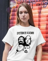 Camiseta System Of A Down Rock Algodão Off