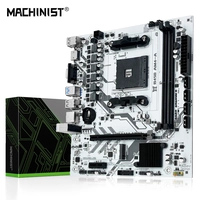 [Taxa Inclusa/Moedas R$265] Placa-Mãe MACHINIST B450 AM4 – Suporte Ryzen 5500/5600G, DDR4 Dual-Channel, Slot M.2 NVMe