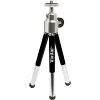 Tripé Vivitar Vivvt6Blk com Altura até 15cm e Cabeça com Rotação 360° - R$ 27,99