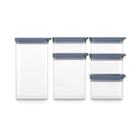 Conjunto de Potes Herméticos Organizadores Electrolux Experience 6 Un Empilhável Modular