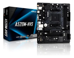 Placa Mãe AM4 A520 DDR4 HDMI/VGA ASRock