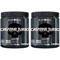 Kit 2 Creatina Black Skull Turbo em Pó 300g