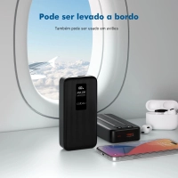 [Produto no Brasil] Power Bank Portátil 10000mAh com USB Recarregável