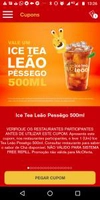 [GRÁTIS] Ice Tea Leão Pêssego 500ml no McDonald’s App