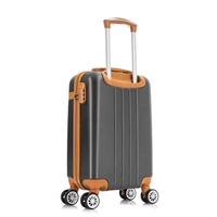  Mala de viagem pequena de bordo Grafite Bruges Swiss Move