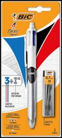 Caneta Esferógráfica Bic 4 Cores (3cores + Lapiseira Graf 0.7 MM)