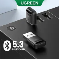 Adaptador UGREEN USB Bluetooth 5.3 5.0 Receptor Sem Fio Dongle