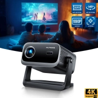 [Com Cashback R$185] Projetor 4K 450ANSI Wi-Fi BT para Home Theater