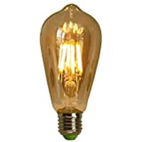 Lâmpada Filamento de Carbono ST58 40W - 220V - PRIME