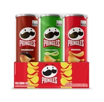 [+por-R$20,79] Pringles 3 Sabores: Original, Cebola e Churrasco