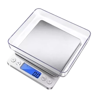 Balança digital de cozinha, 3000g/ 0.1g, com lcd/tara