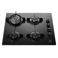 Cooktop a Gás Electrolux KE4TP 4 Bocas Tripla Chama Bivolt - Preto | R$509