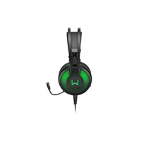 Headset Gamer Warrior Raiko USB 7.1 3D Digital Surround Sound LED Verde - PH259 | R$146